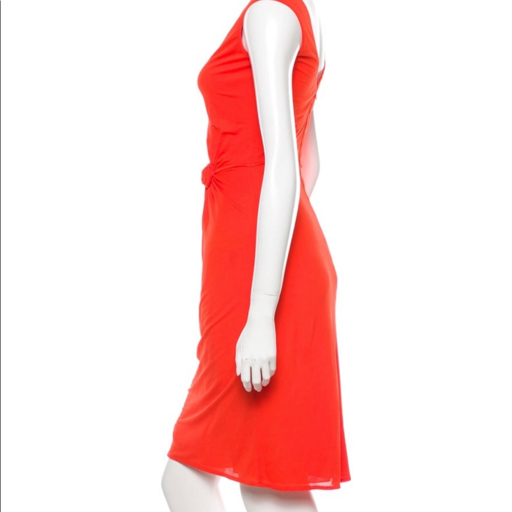 Orange Issa midi dress